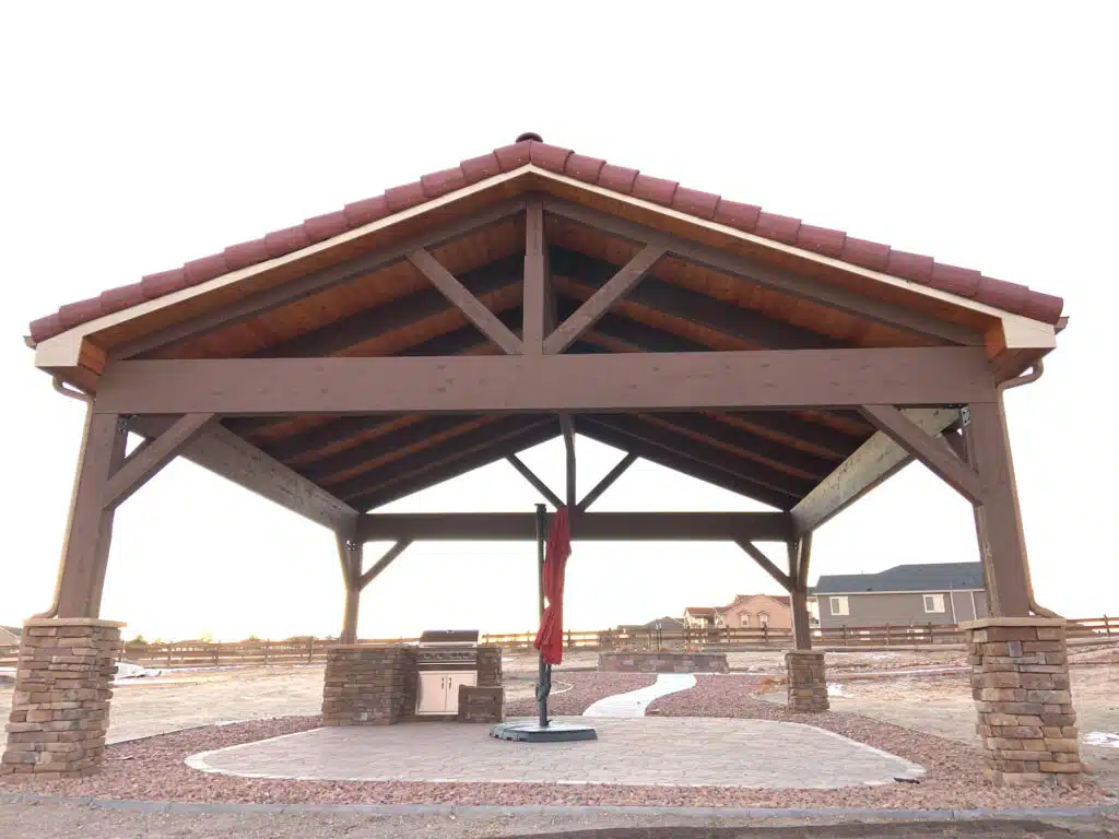 Traditional Pavilion -proudly serves Colorado Springs, Monument, Castlerock, Denver, Peyton, and Black Forrest.