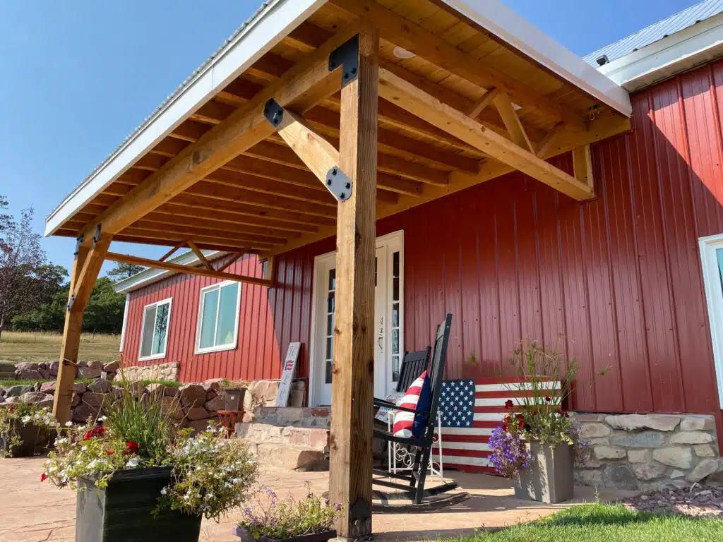 Rustic Style Pavilion-Footprint Decks and Design proudly serves Colorado Springs, Monument, Castlerock, Denver, Peyton, and Black Forrest.